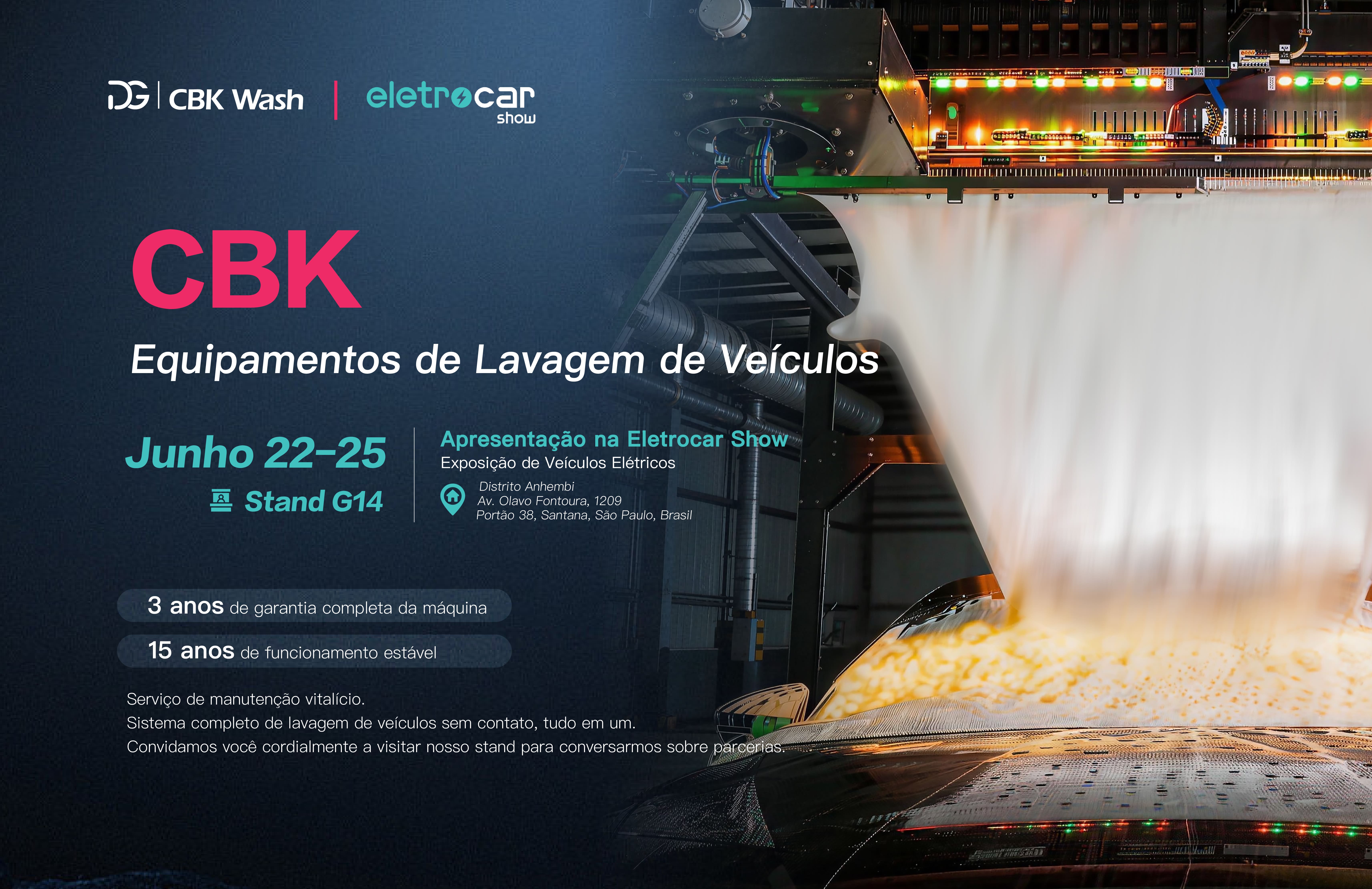 CBK Wash впервые примет участие в выставке Eletrocar (выставка новых энергетических автомобилей), ко